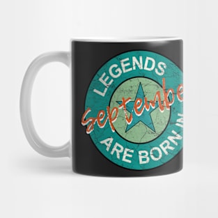 Birthday: Legends are born in September Mug